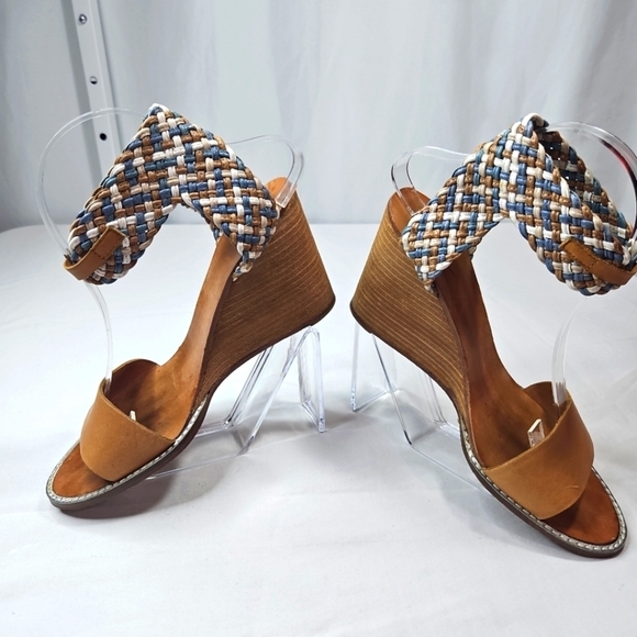 See By Chloe Braided Women's Wedge Heels Sandals Size 41 - Picture 7 of 9
